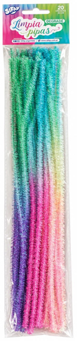 (168128) LIMPIA PIPAS DEGRADEE X20 - LINEA ARTISTICA - MANUALIDADES