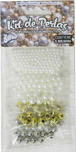 (168526) KIT PERLAS SIFAP X5 - LINEA ARTISTICA - MANUALIDADES