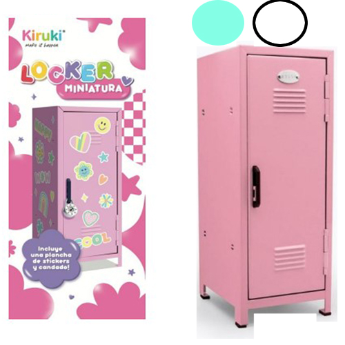 (170512) MINILOCKER C/CANDADO + STICKERS - LINEA ESCRITORIO - LINEA ESCRITORIO