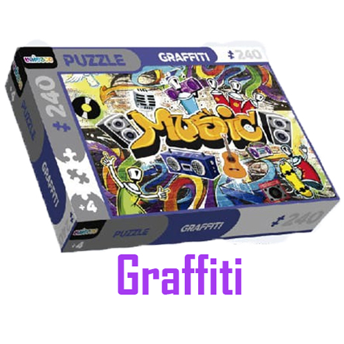 (1708**GR) PUZZLE GGB X 240 PZAS GRAFFITI - JUGUETES - JUEGOS Y JUGUETES