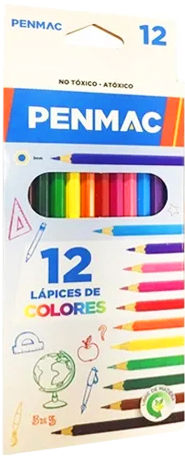 (17107P) LAPICES GIO PENMAC X12 - LAPICES COLOR - LAPICES COLOR