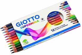 (171103) LAPICES GIO SUPERMINA X12 - LAPICES COLOR - LAPICES COLOR