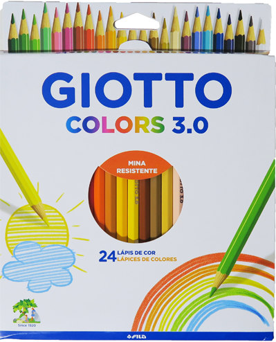 (17110J) LAPICES GIO COLORS 3.0 X24 - LAPICES COLOR - LAPICES COLOR