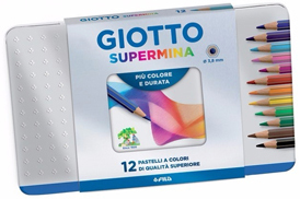 (171152) LAPICES GIO SUPERMINA LATA X12 - LAPICES COLOR - LAPICES COLOR