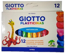(171194) PLASTICINA PAX GIOTTO X12 - LINEA ARTISTICA - PLASTILINAS Y MASAS