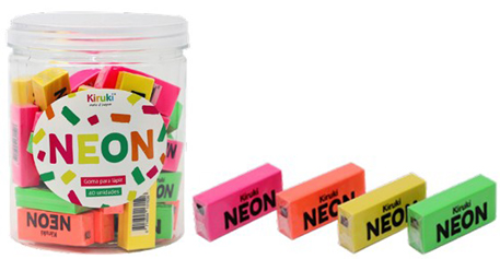 (17177) GOMA KIRUKI NEON - GOMAS DE BORRAR - GOMAS