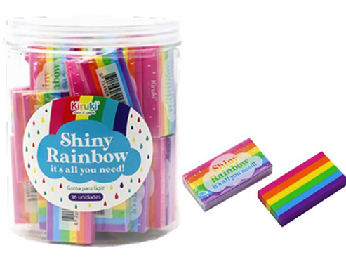 (1717R) GOMA KIRUKI RAINBOW - GOMAS DE BORRAR - GOMAS