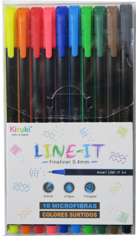 (172655) MICROFIBRA KIRUKI LINE-IT X10 CLAS - MARCADORES - MICROFIBRAS
