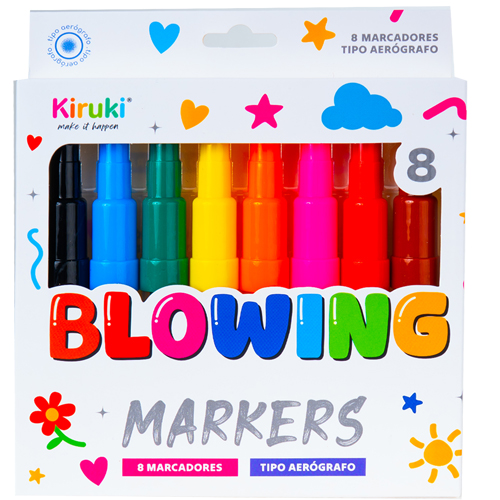 (173002) MARCADOR KIRUKI X8 BLOWING T/AEROGR - MARCADORES - MARCADOR ESCOLAR
