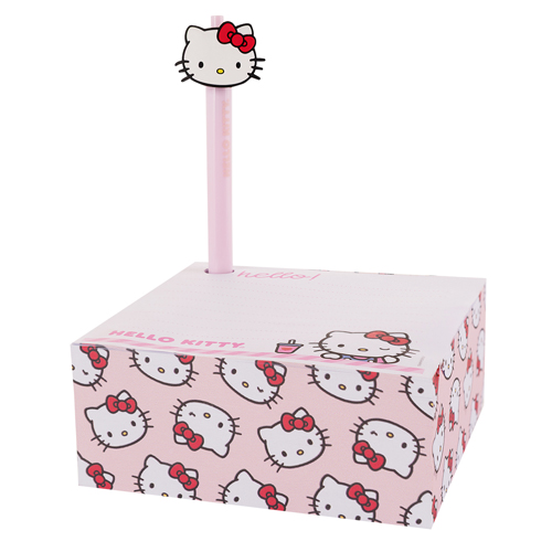 (175422) TACO MOO 12X12 KITTY + BOLIGRAFO - LINEA ESCRITORIO - LINEA ESCRITORIO