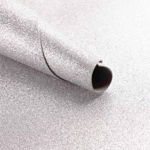 (1769**PL) GOMALINA A4 GLITTER X10 PLATA - GOMA EVA/CORCHO - GLITTER