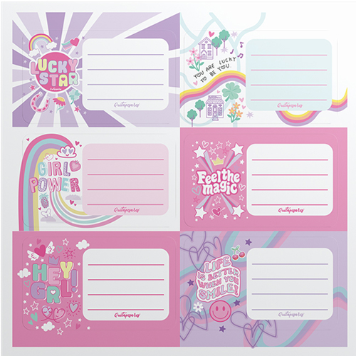 (1800**QU) ETIQUETAS MOO QUITAPESARES (2X6) - ETIQUETAS - ETIQUETAS ESCOLARES