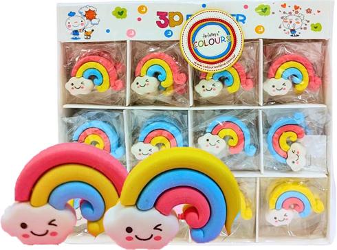 (180216) GOMA FANTASIA ARCO IRIS 26583 - GOMAS DE BORRAR - GOMAS