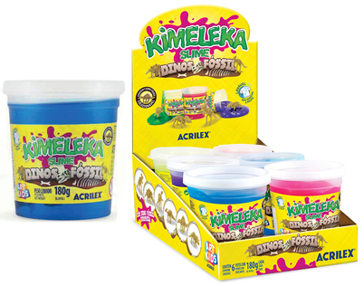 (18030**DI) MASA KIMELEKA X180GRS.DINOSAURIOS - LINEA ARTISTICA - PLASTILINAS Y MASAS