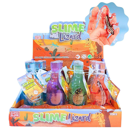 (18030B) SLIME BOTELLA C/LAGARTO 26256 - LINEA REGALERIA - VARIOS REGALERIA