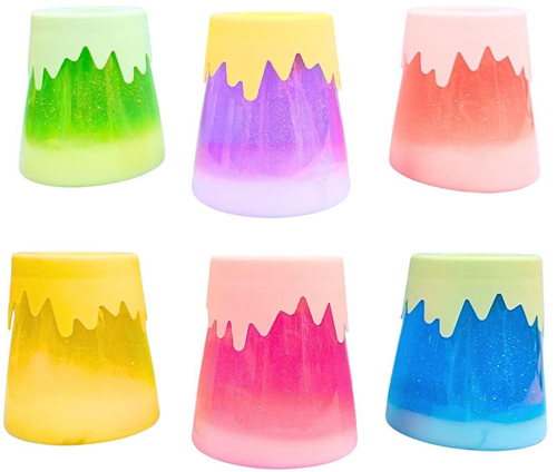 (18030V) SLIME VOLCAN PASTEL GLITTER 26272 - LINEA REGALERIA - VARIOS REGALERIA