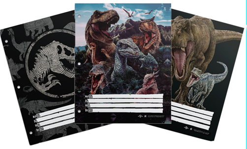 (1804**JW) SEPARADOR N3 MOOV.JURASSIC WORLD - CARPETAS - SEPARADORES ESCOLARES/A4