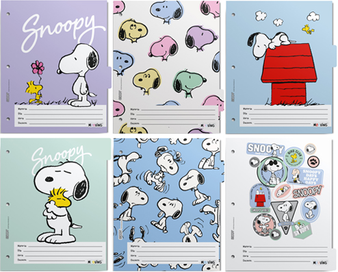 (1804**SN) SEPARADOR N�3 MOO SNOOPY - CARPETAS - SEPARADORES ESCOLARES/A4