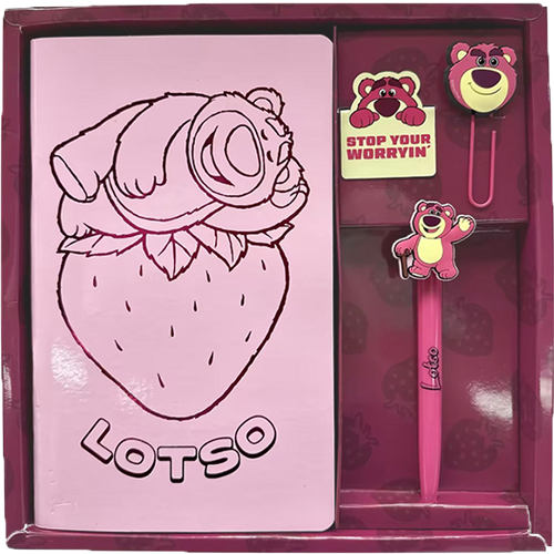 (18063L) SET MOO LOTSO LIBRETA C/BOL+SE.MAG - LINEA REGALERIA - SET ARTE/ESCOLAR
