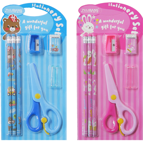 (180700) SET ESCOLAR BLISTER 6PIEZ.026 - LINEA REGALERIA - SET ARTE/ESCOLAR