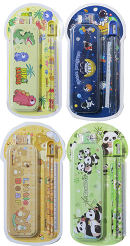 (180755) SET ESCOLAR BLISTER 8PIEZ.025 - LINEA REGALERIA - SET ARTE/ESCOLAR