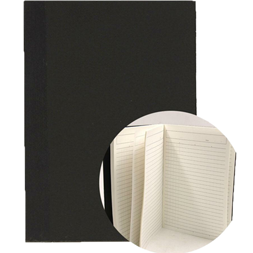 (180920P) ANOTADOR TAPA NEGRA 72H 13X18 9908 - CUADERNOS/LIBRETAS/REPUESTOS - LIBRETAS
