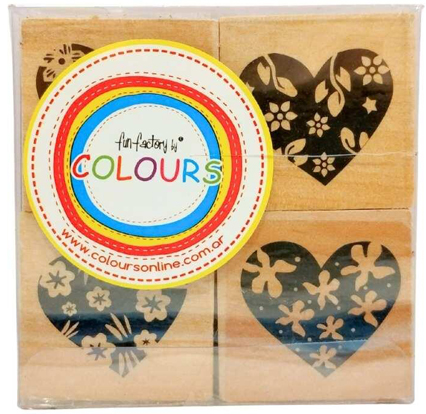 (180925) SELLITO MAD.CORAZON X4 28771 - LINEA ARTISTICA - SELLO ARTISTICO