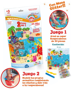 (180997) KIT PAX BOLSA DIDO CORAL + PUZZ - LINEA ARTISTICA - PLASTILINAS Y MASAS
