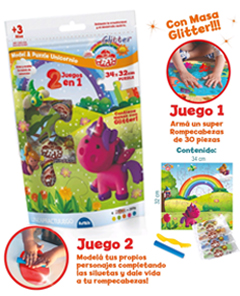 (180997U) KIT PAX BOLSA DIDO UNIC.+ PUZZ - LINEA ARTISTICA - PLASTILINAS Y MASAS