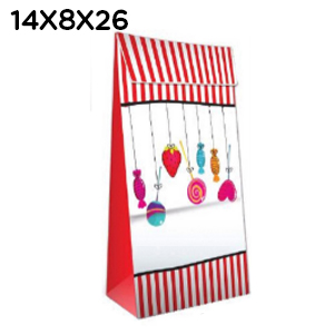 (18101**C) BOLSA F 14X8X26 S/M CANDY - BOLSAS/PAPELES/MOOS - BOLSAS