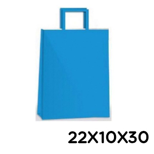 (18121**AZ) BOLSA F 22X10X30 COLOR AZUL TALO - BOLSAS/PAPELES/MOOS - BOLSAS