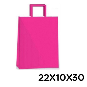 (18121**FU) BOLSA F 22X10X30 COLOR FUCCIA TAL01 - BOLSAS/PAPELES/MOOS - BOLSAS