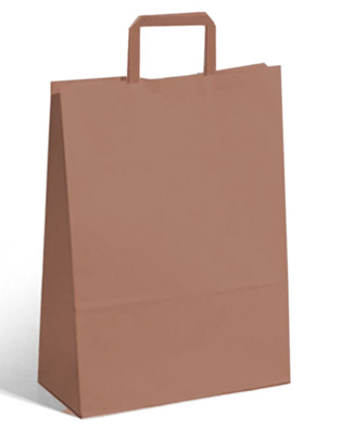 (18121**MO) BOLSA F 22X10X30  COLOR MOKA - BOLSAS/PAPELES/MO�OS - BOLSAS