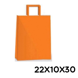 (18121**NA) BOLSA F 22X10X30 COLOR NARANJA TAL0 - BOLSAS/PAPELES/MOOS - BOLSAS