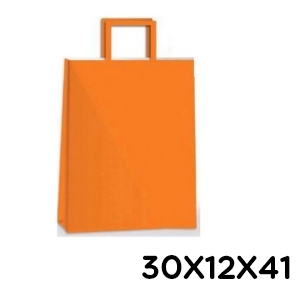 (18122**NA) BOLSA F 30X12X41 COLOR NARANJA TAL0 - BOLSAS/PAPELES/MOOS - BOLSAS