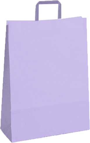 (18122**PLI) BOLSA F 30X12X41 COLOR PASTEL LILA - BOLSAS/PAPELES/MOOS - BOLSAS