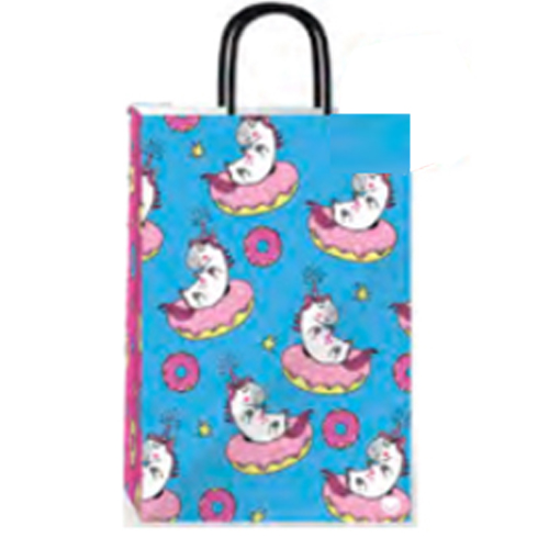 (18123**UN) BOLSA F 14X8X20 UNICORNIO - BOLSAS/PAPELES/MOOS - BOLSAS