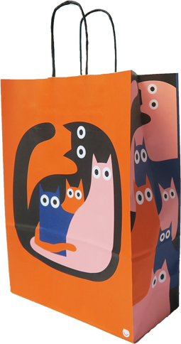 (18127**CA) BOLSA F 22X10X30 CATS - BOLSAS/PAPELES/MOOS - BOLSAS