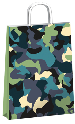 (18127**CAM) BOLSA F 22X10X30 CAMUFLADA - BOLSAS/PAPELES/MO�OS - BOLSAS