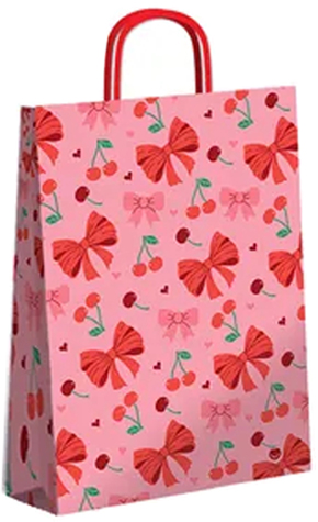 (18127**CG) BOLSA F 22X10X30 CHERRY CHARM - BOLSAS/PAPELES/MO�OS - BOLSAS