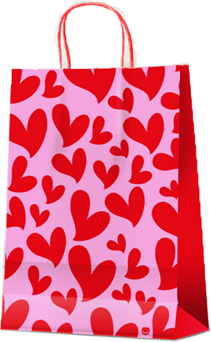 (18127**LL) BOLSA F 22X10X30 LUNA LOVELY - BOLSAS/PAPELES/MO�OS - BOLSAS