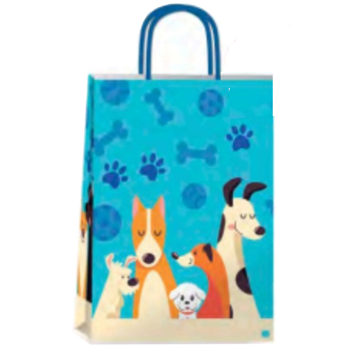 (18127**PU) BOLSA F 22X10X30 PUPPIES - BOLSAS/PAPELES/MOOS - BOLSAS