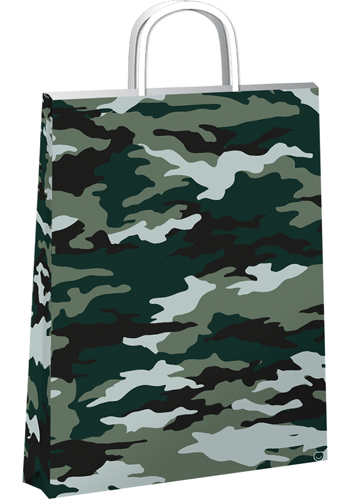 (18130**CAM) BOLSA F 30X12X41 CAMUFLADA - BOLSAS/PAPELES/MO�OS - BOLSAS