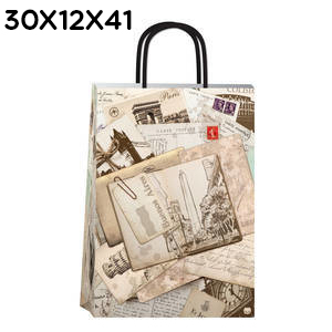 (18130**CIU) BOLSA F 30X12X41 CIUDADES 340 - BOLSAS/PAPELES/MOOS - BOLSAS