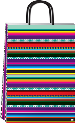 (18130**LA) BOLSA F 30X12X41 LATIN - BOLSAS/PAPELES/MOOS - BOLSAS