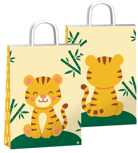 (18130**MAM) BOLSA F 30X12X41 MINI AMIGOS - BOLSAS/PAPELES/MO�OS - BOLSAS