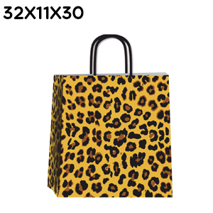 (18133**AP) BOLSA F 32X10X30 ANIMAL PRINT - BOLSAS/PAPELES/MOOS - BOLSAS