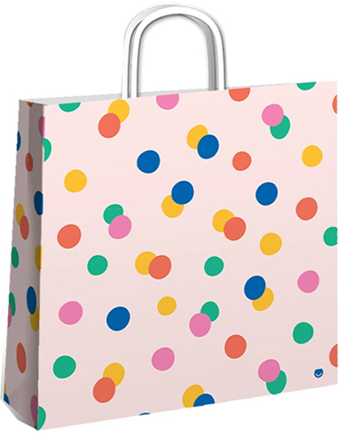 (18133**CD) BOLSA F 32X10X30 COLOR DROPS - BOLSAS/PAPELES/MO�OS - BOLSAS