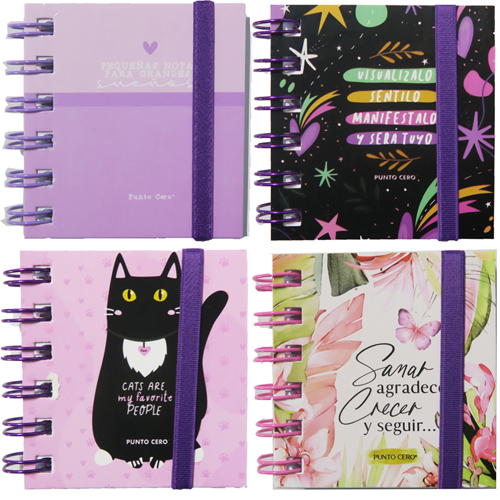 (18139S) LIBRETA FANT.PC 8X8 SURT.TD REMOV - CUADERNOS/LIBRETAS/REPUESTOS - LIBRETAS