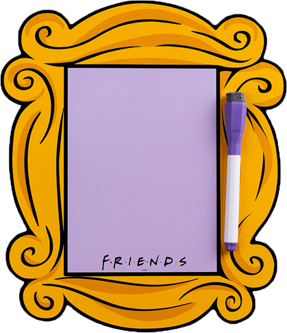 (18199F) PIZARRA MOO MAGNET.FRIENDS C/MARCAD - PIZARRAS - PIZARRA BLANCA